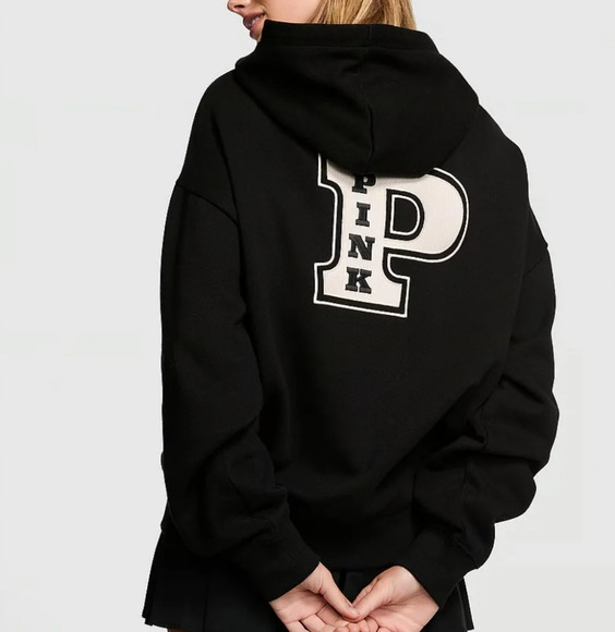 Pink VS full zip hoodie size mediam new with tags - Picture 6 of 9